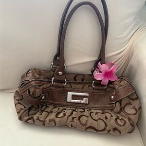 Vintage Guess Brown Shoulder Bag